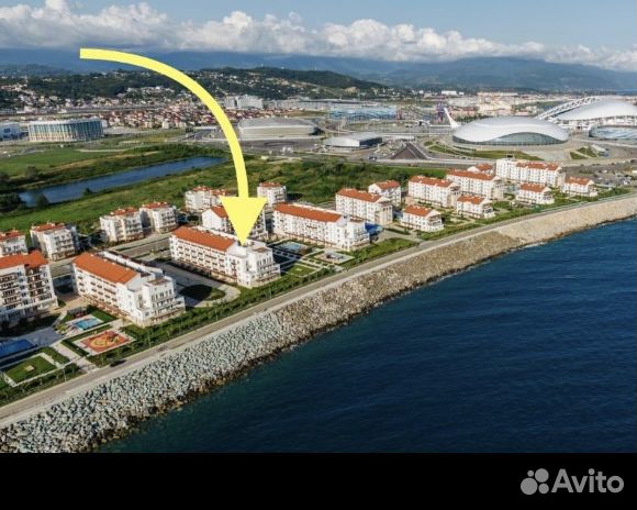 

Квартира-студия, 50 м², 2 кровати