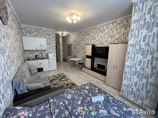 

Квартира-студия, 30 м², 2 кровати