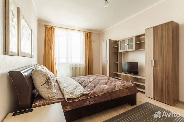 

1-к. квартира, 45 м², 2 кровати