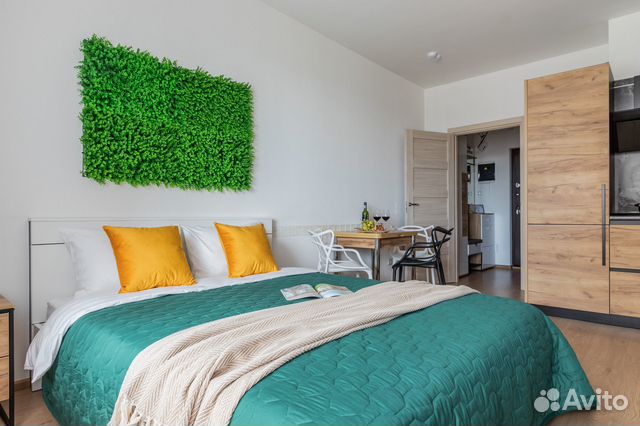 

Квартира-студия, 27 м², 1 кровать