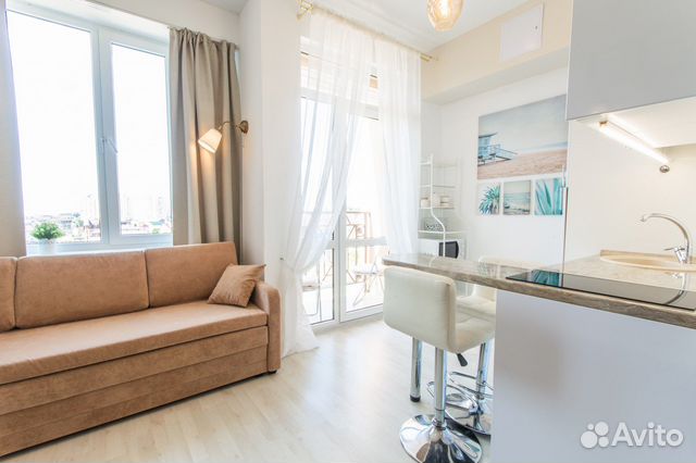 

Квартира-студия, 23 м², 2 кровати