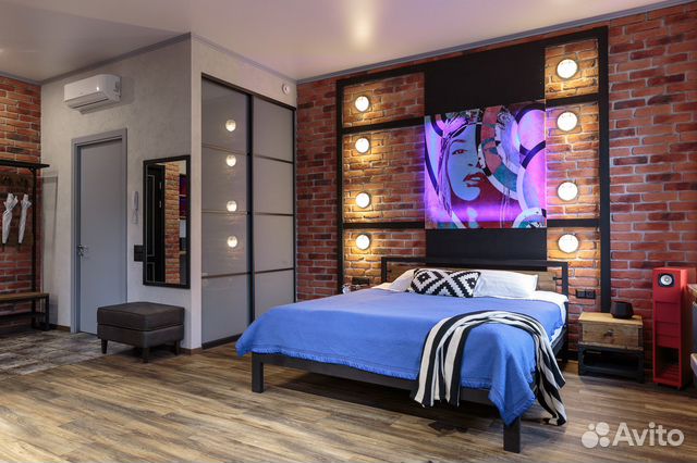 

Квартира-студия, 35 м², 2 кровати