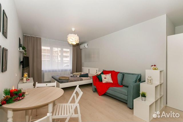 

Квартира-студия, 31 м², 2 кровати