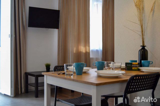 

1-к. квартира, 44 м², 2 кровати