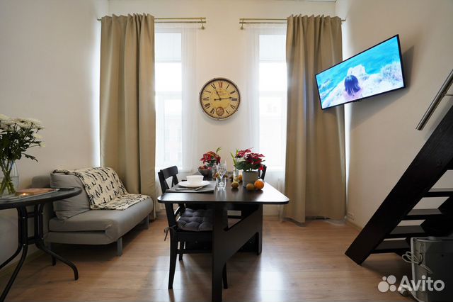 

Квартира-студия, 21,5 м², 2 кровати