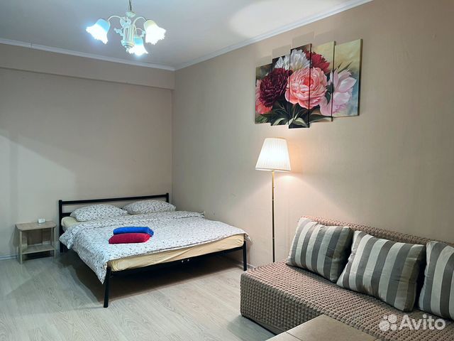 

1-к. квартира, 38 м², 2 кровати