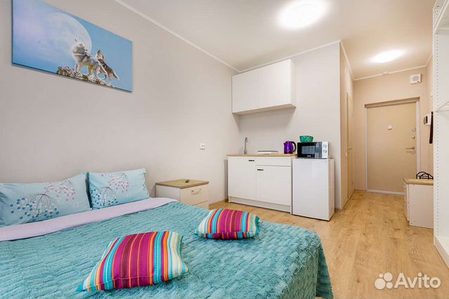 

Квартира-студия, 25 м², 3 кровати