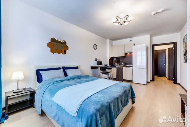 

Квартира-студия, 35 м², 1 кровать