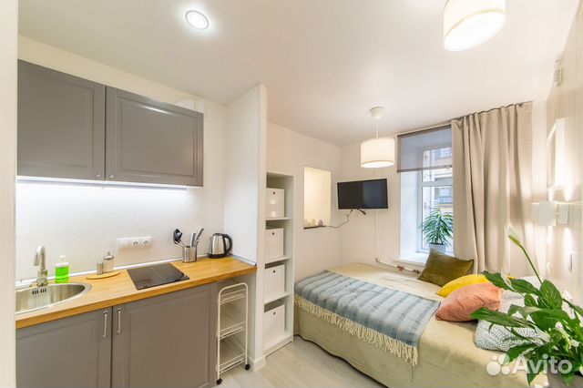 

Квартира-студия, 16 м², 1 кровать