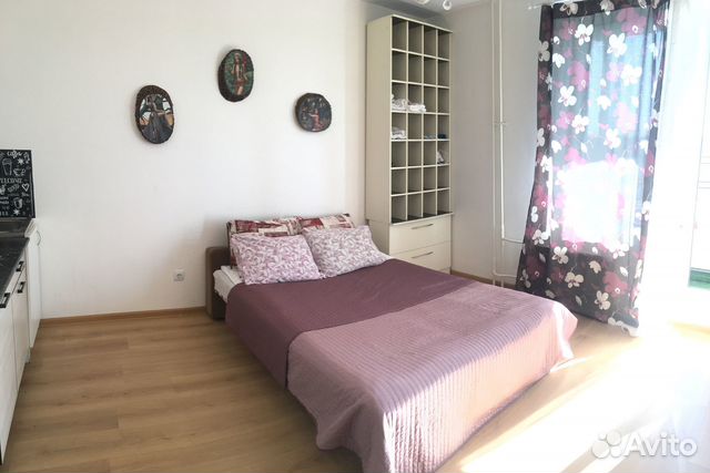 

Квартира-студия, 25 м², 2 кровати