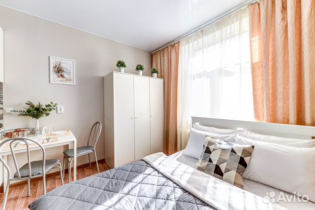 

Квартира-студия, 18 м², 2 кровати