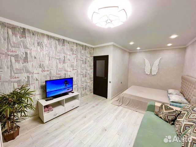 

1-к. квартира, 45 м², 2 кровати