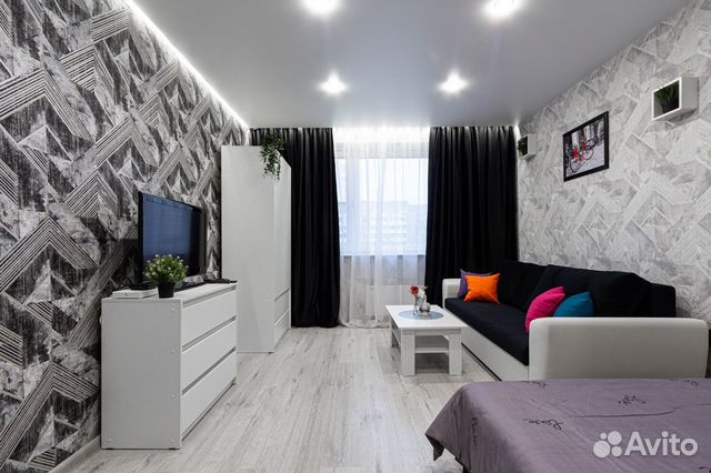 

1-к. квартира, 40 м², 2 кровати