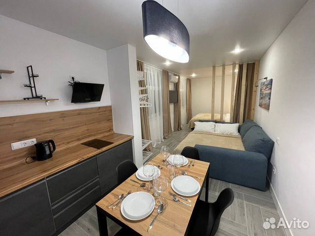 

Квартира-студия, 35 м², 2 кровати