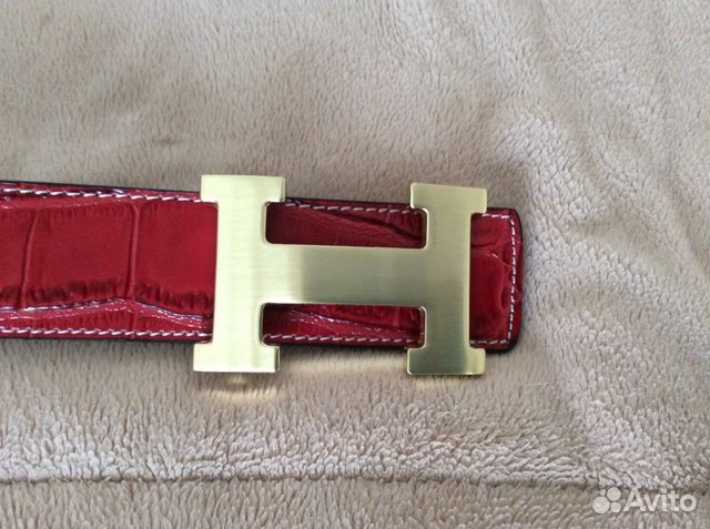 Новый ремень Hermes из натуральной кожи под рептил Новый ремень Hermes из натуральной кожи под рептил