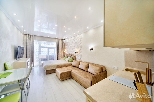 

Квартира-студия, 40 м², 2 кровати