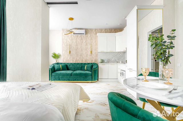 

Квартира-студия, 35 м², 1 кровать
