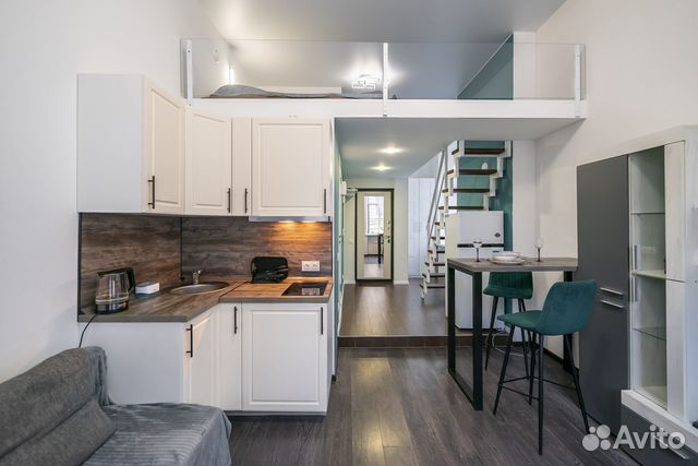 

Квартира-студия, 27 м², 2 кровати