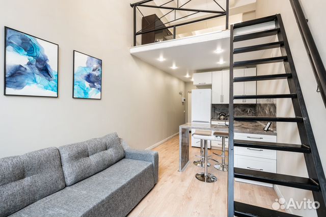 

1-к. квартира, 38 м², 2 кровати