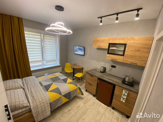 

Квартира-студия, 18 м², 1 кровать