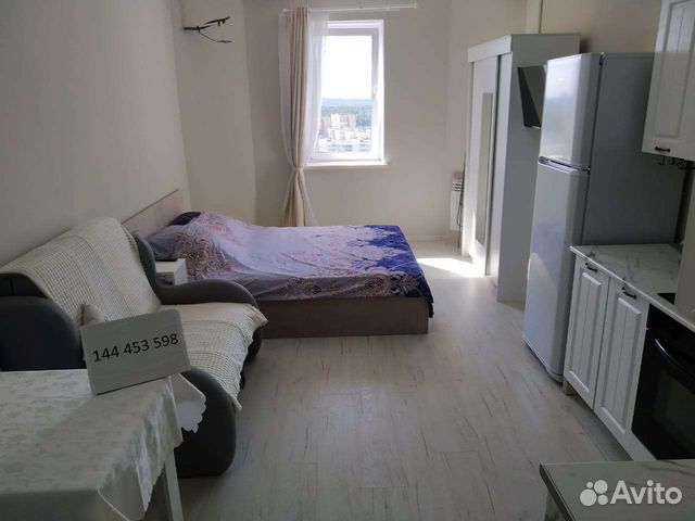 

Квартира-студия, 21 м², 2 кровати