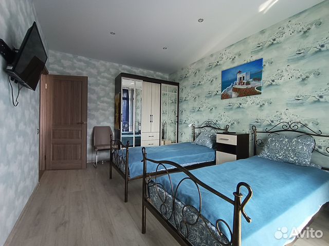

1-к. квартира, 52 м², 3 кровати