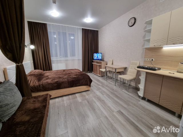 

Квартира-студия, 29 м², 2 кровати