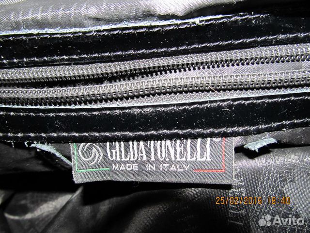 Сумка, натуральная кожа Gilda Tonelli (Италия)