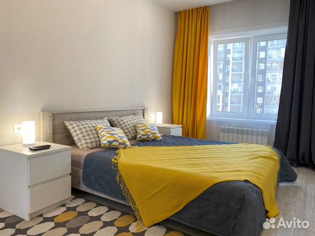 

1-к. квартира, 45 м², 2 кровати