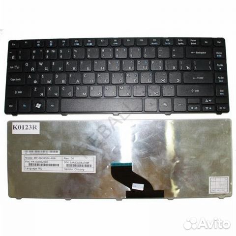 Клавиатура Acer Aspire Timeline 3810T 3820T 3410T