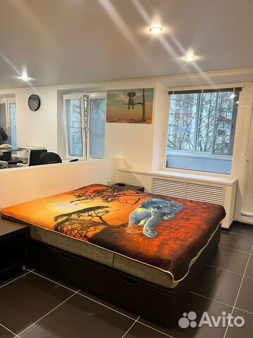 

Квартира-студия, 45 м², 2 кровати