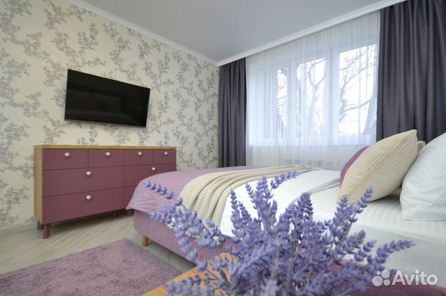 

1-к. квартира, 45 м², 2 кровати
