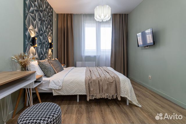 

1-к. квартира, 37 м², 2 кровати