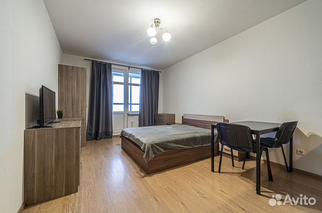 

Квартира-студия, 32 м², 1 кровать