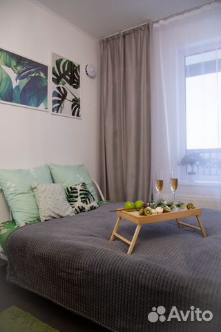 

Квартира-студия, 27 м², 2 кровати