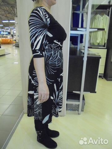 Платье черное стрейч, р.48-50 Платье черное стрейч, р.48-50