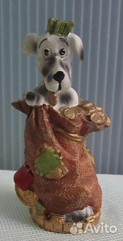 Собака с мешком денег