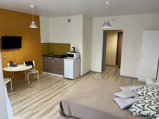 

Квартира-студия, 33 м², 2 кровати