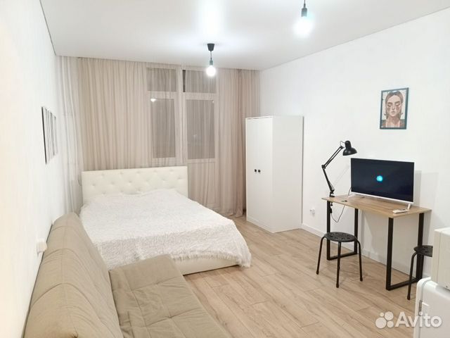 

Квартира-студия, 28 м², 1 кровать
