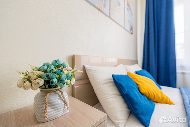 

1-к. квартира, 40 м², 2 кровати
