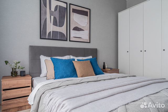 

1-к. квартира, 46 м², 2 кровати
