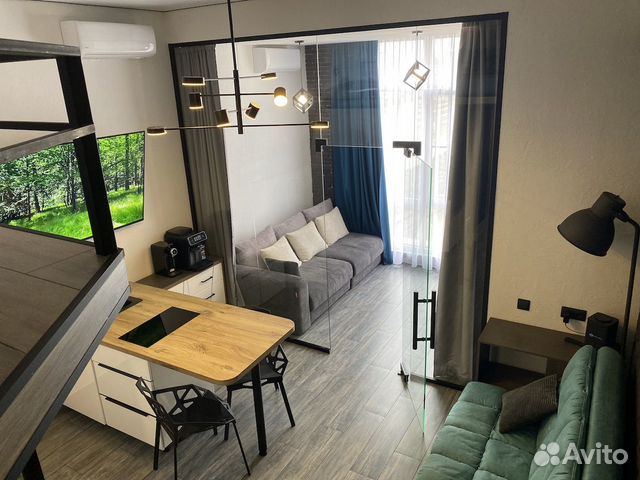 

Квартира-студия, 32 м², 3 кровати