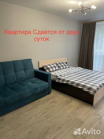 

1-к. квартира, 34 м², 2 кровати