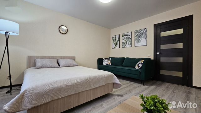

1-к. квартира, 38 м², 2 кровати