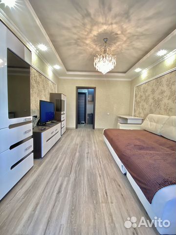 

1-к. квартира, 42 м², 2 кровати