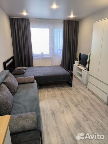 

Квартира-студия, 27 м², 2 кровати