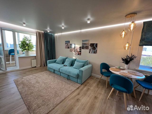 

2-к. квартира, 45 м², 2 кровати