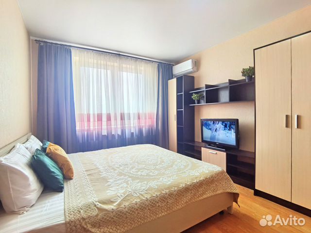 

1-к. квартира, 45 м², 2 кровати