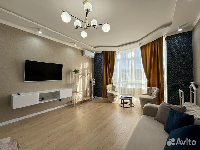 

1-к. квартира, 45 м², 2 кровати