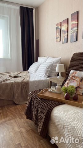 

1-к. квартира, 42 м², 3 кровати